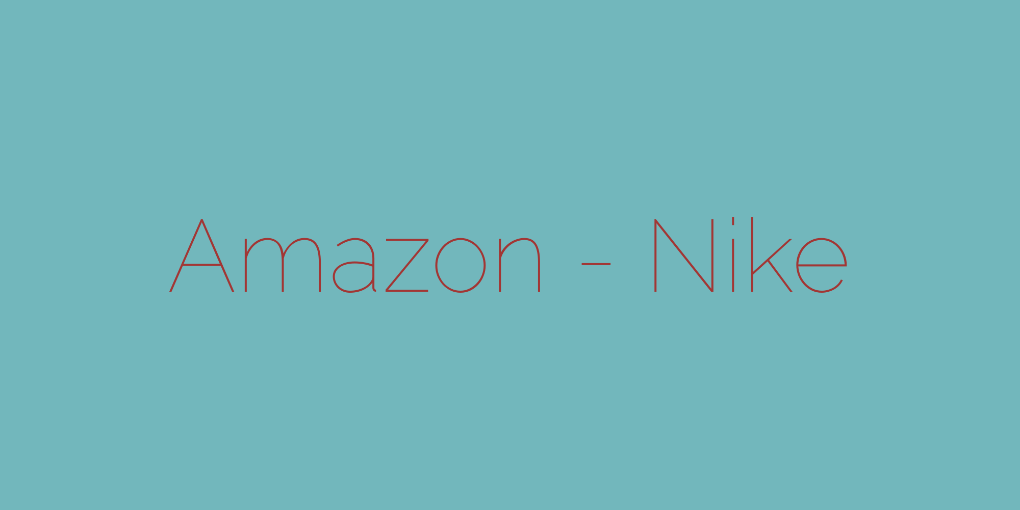 Amazon i Nike